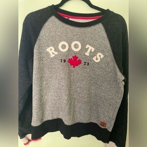 Womens Roots Roots Cabin Bundle Crewneck Hoodie Quarter Zip Size Medium